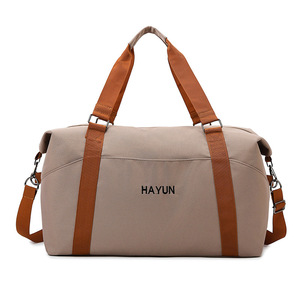 Vente directe d'usine : Sac de voyage et de sport grande capacité en tissu, tendance, créatif, simple et personnalisable - Product Image 3
