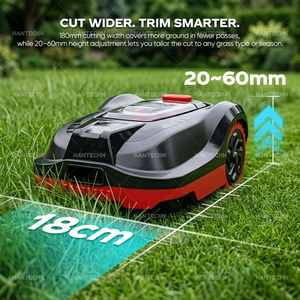 <span class=keywords><strong>Tondeuse</strong></span> à gazon robotisée automatique Hantechn, <span class=keywords><strong>moteur</strong></span> sans balais, <span class=keywords><strong>tondeuse</strong></span> à gazon à usage quotidien, sans fil, automatique, télécommande, <span class=keywords><strong>tondeuse</strong></span> à gazon robotisée intelligente - Product Image 5
