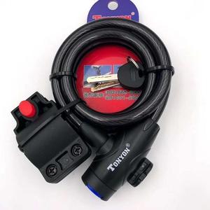 Antivol de vélo Toxon 588 avec clé, câble robuste pour la sécurité des VTT et vélos de route - Product Image 1