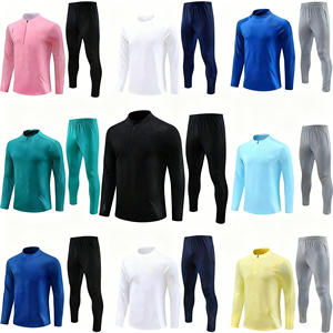 Nouveaux survêtements de football d'hiver à demi-zip, légers, respirants, à séchage rapide, tenues d'entraînement, veste de survêtement de football - Product Image 3