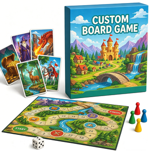 เกมกระดานเดินทางแบบกำหนดเอง OEM โรงงานเวียดนาม เกมบนโต๊ะพกพา ทนทาน เป็นมิตรกับสิ่งแวดล้อม ทำจากกระดาษแข็ง ชุดครบ พร้อมอุปกรณ์เสริมสุดหรู เป็นของขวัญ - Product Image 1