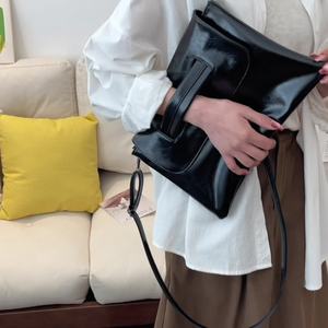 Borsa Clutch Vintage da <span class=keywords><strong>Donna</strong></span> alla Moda, <span class=keywords><strong>Grande</strong></span> Capacità, Motivo Geometrico, in Pelle Vegana Morbida con Chiusura a Cerniera, Nuovissima Pochette - Product Image 4