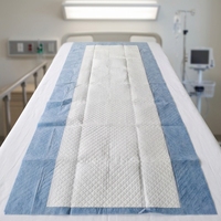 Draps chirurgicaux jetables pour usage hospitalier, entraînement médical d'urgence et fournitures, en pâte de cellulose douce et respirante, sous-couches 5 plis