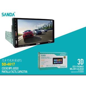 Sanda Car Mp5 Player 7.0 Inch Wide Screen Tft Touchscreen with Built-in <b>Speaker</b> <b>USB</b> Connector for Vehicle Audio Video Playback - Product Image 1