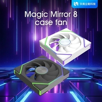 Vente en gros Nouveau design Personnalisé 120mm ARGB PC Case Cooler LED RGB Fan DC 12V Computer Cooling Fans with 3pin Power Interface Prism