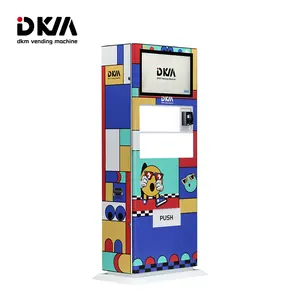 DKM Unique Touch Screen Debit Credit Card Payment Free Standing Vending Machine For Business