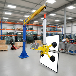 400 किलोग्राम से अधिक लोडिंग या अनलोडिंग ग्लास वैक्यूम लिफ्टिंग और लिफ्टर उपकरण निलंबित छत उपकरण फ्रेम क्रेन के साथ - Product Image 1