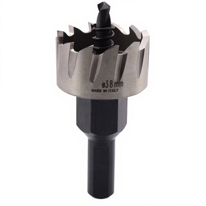 Scie cloche HSS 38 mm fabriquée en Italie pour le perçage du bois et du métal - Product Image 2