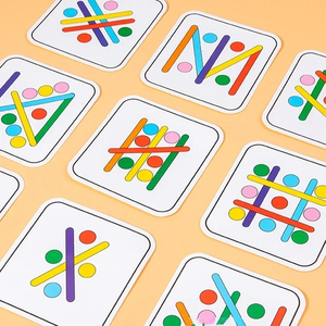 Rompecabezas Montessori para niños, juego de rompecabezas 3D de madera, palo Tangram, forma de anillo geométrico, juguetes educativos para niños pequeños - Product Image 5