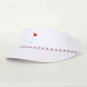 BSCI Factory Wholesale Custom Embroidery Logo Outdoor Sport Rope Visor <b>Hat</b>,Sun Uv Protection Quick Dry White Visor Golf Cap - Product Image 1
