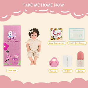 Poupée Bébé Fille 20 Pouces à Veines Visibles en Silicone Plein, Kit de Poupée <span class=keywords><strong>Reborn</strong></span> avec Peinture 3D de la Peau, Nouveau-né et Tout-petit – Meilleure Vente - Product Image 6