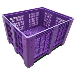 Nhiệm Vụ Nặng Nề Lớn Huyệt Cấp Thực Phẩm Nhựa Số Lượng Lớn Bin Stackable Pallet Thùng Để Bán - Product Image 3