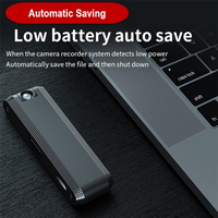 Mini stylo caméra HD pour enregistreur vocal prenant en charge la détection de mouvement et la vision nocturne IR avec clip arrière anti-tremblement facile à transporter