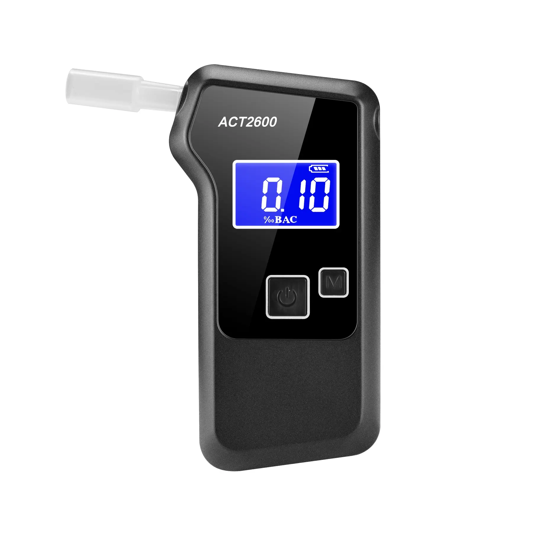 New portable digital display fuel cell alcohol breath analyzer