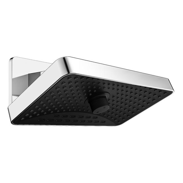 14 Inches Modern Style Design Customizable Chrome Brushed Top Shower Two Functions Brass Ball Water Saving Hotel Use MUXING