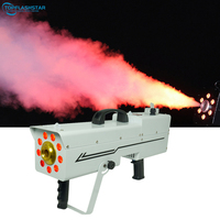 Nouvelle arrivée : pistolet à fumée LED avec éclairage LED RGB, machine à fumée à base d'eau pour fête, DJ, spectacle, scène, boîte de nuit