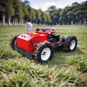 <span class=keywords><strong>Tondeuse</strong></span> à gazon RC à roues domestique livraison rapide petit modèle 4WD tondeuses à gazon sans fil automotrices 24V - Product Image 3