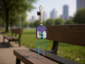 Shoelace Pendant Coin Purse Mini Zipper Closure Detachable Strap Unisex Microfiber <b>Synthetic</b> <b>Leather</b> - Product Image 2