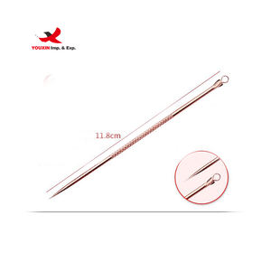 Lot de 4 extracteurs de points noirs et d'imperfections en acier inoxydable à prix réduit pour l'achat groupé – Outil de soin du visage - Product Image 6