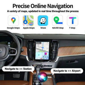 Interface <span class=keywords><strong>CarPlay</strong></span> sans fil Android Auto pour Volvo XC90/<span class=keywords><strong>XC60</strong></span>/S90/S60 Navigation Android Auto Mirror Link Airplay - Product Image 2
