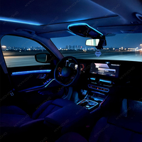 Kit d'éclairage d'ambiance LED KYNCHO pour BMW Série 3 G20 2019-2025, symphonie de 64 couleurs, éclairage intérieur automobile, contrôle par application et écran