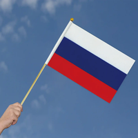 Drapeau de poche personnalisé en polyester 100D pour l'intérieur et l'extérieur, avec logo, représentant les drapeaux de tous les pays du monde