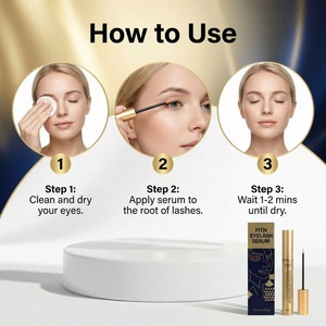 Toptan özelleştirilmiş özel etiket bitkisel güvenli doğal ot sıvı kirpik büyüme Serum nemlendirici uzatma tedavisi - Product Image 2