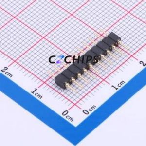 PZ200-1-10-Z-C Pin Header Through hole Component (THT),P=2mm Connector 1x10P 2mm 2mm Round Pin - Product Image 2