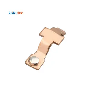china supplier brass contact switch socket plug pin stamping bending parts electrical outlet board connector stamping part