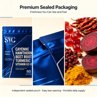 Gummies de Poivre de Cayenne Avancées SYC BIO – Soutien Antioxydant Naturel pour Adultes – 60 Comprimés – Fabrication Personnalisée ODM en Gros