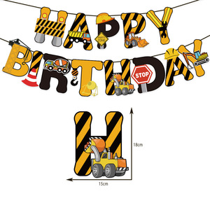 Globos de Vehículos de Ingeniería, Decoración para Fiestas de Construcción, Excavadora, Cumpleaños Infantiles, Bulldozer, Tractor, Camión, Globo de Cumpleaños - Product Image 4