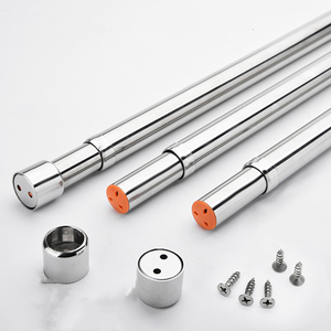 Offre Spéciale tension réglable tige <span class=keywords><strong>extensible</strong></span> <span class=keywords><strong>penderie</strong></span> tissu rail tige Rideaux de douche Tiges - Product Image 2