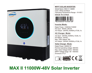 <span class=keywords><strong>Axpert</strong></span> <span class=keywords><strong>MAX</strong></span> II 11KW 10KW Onduleur solaire parallèle <span class=keywords><strong>2</strong></span> MPPT intégré WiFi peut fonctionner sans batterie 48V 500V - Product Image 4