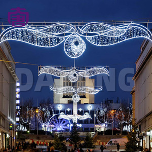 Luces navideñas LED comerciales para exteriores, decoraciones con motivos callejeros para uso en ciudades y centros comerciales navideños - Product Image 3