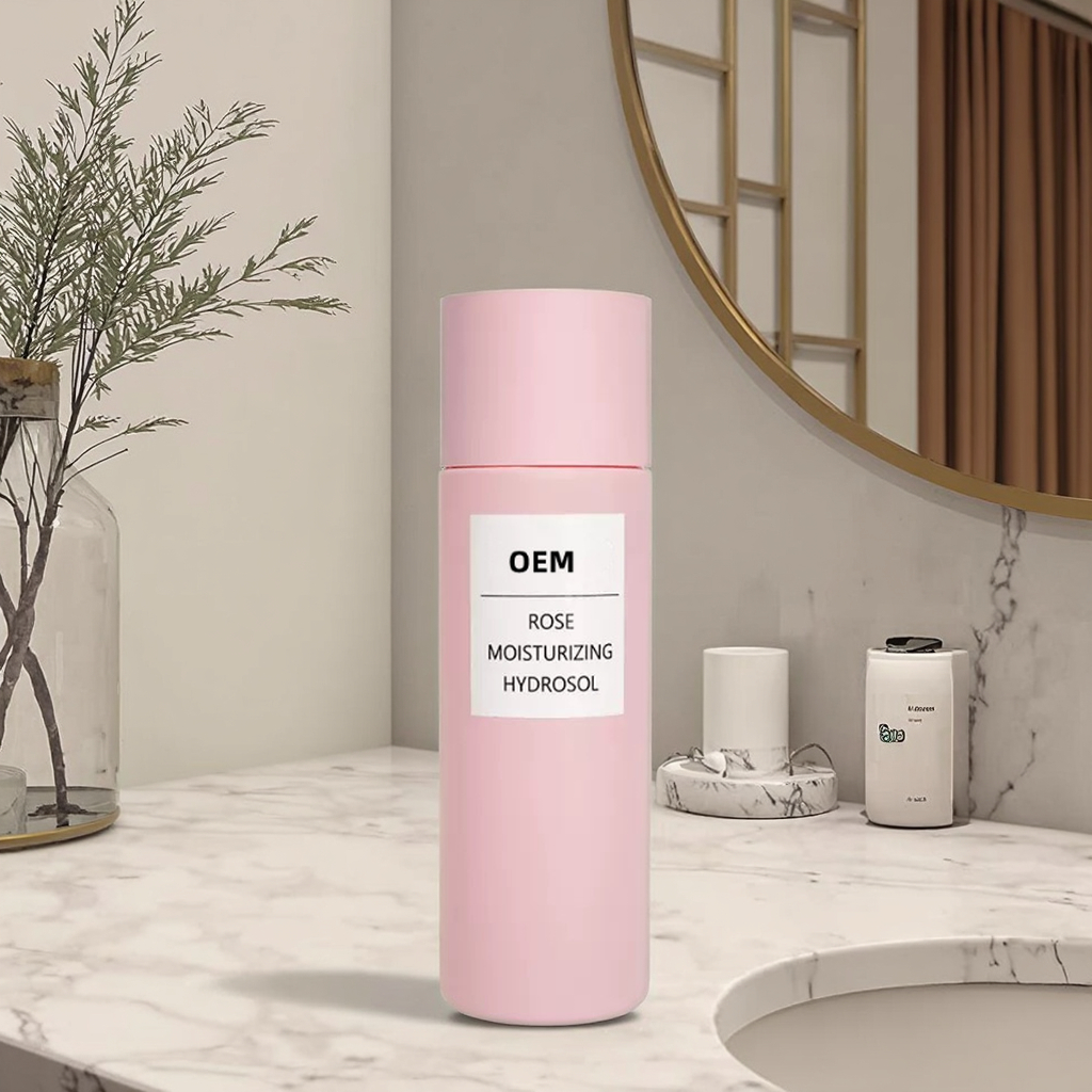 Wholesale Organic Damascus Rose Moisturizing Hydrosol Hydration Skincare Moisturizer Soothing Natural Rose Hydrosol