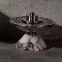 STONEKOCC Mabkhara Arabe Traditionnel Populaire au Moyen-Orient, en Calacatta Viola Violet Violet, pour Encens et Oud, Printemps Été