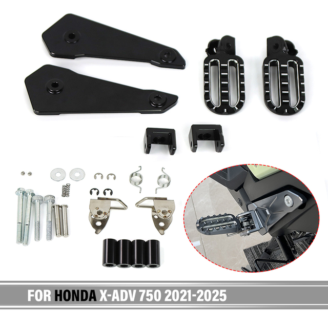Motorcycle Footrests Foot Pegs for Honda X-ADV 750 XADV750 2021-2025 Motorcycle Accessories
