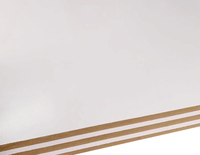 Vente en gros de panneaux MDF noirs imperméables de 2100x2800 mm, 9 mm, 12 mm, 15 mm, 18 mm pour cuisine et lavabo