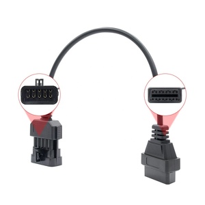 Cable de Conexión OBD1 a <span class=keywords><strong>OBD2</strong></span> al por Mayor, Cable Conector OBDII para Opel de 10 Pines a 16 Pines - Product Image 3