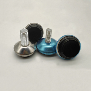 Pieds de nivellement avec écrou en T, pieds réglables filetés antidérapants en or, niveleurs pivotants réglables M6 <span class=keywords><strong>pour</strong></span> pieds de meubles - Product Image 3