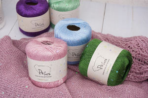 Cina produttore pengda a mano <span class=keywords><strong>di</strong></span> lavoro a maglia <span class=keywords><strong>di</strong></span> tessitura <span class=keywords><strong>di</strong></span> fantasia 3 millimetri tallone <span class=keywords><strong>di</strong></span> canapa <span class=keywords><strong>di</strong></span> lino iuta paillettes <span class=keywords><strong>filato</strong></span> - Product Image 3