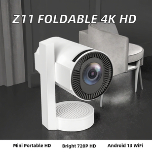 โปรเจคเตอร์พกพา Full HD ระบบ Android 13 รองรับ WiFi สำหรับใช้งานในห้องเรียน โฮมเธียเตอร์ และการฉายภาพมัลติมีเดีย โปรเจคเตอร์ขนาดเล็ก - Product Image 3