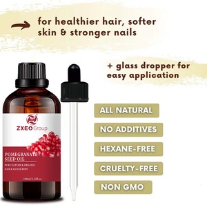 Etiqueta privada Prensado en frío 100% Aceite de semilla de <span class=keywords><strong>Granada</strong></span> sostenible natural puro para el cuidado de la piel Aceite corporal de fragancia de perfume de grado alimenticio - Product Image 2