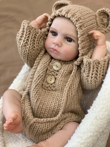 Muñeca <span class=keywords><strong>de</strong></span> Vinilo Alemana R&B Rebirth Body Pull, Mini Muñeca <span class=keywords><strong>de</strong></span> Juguete <span class=keywords><strong>de</strong></span> <span class=keywords><strong>Silicona</strong></span> Barata para Recién Nacidos, 17 cm - Product Image 6