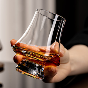 Verre à whisky de dégustation de luxe au design vintage, personnalisable, verre à whisky à poignée large, verre tulipe - Product Image 3
