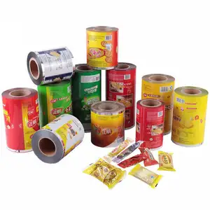 Lebensmittel verpackung Laminierter Rollfilm/Kunden spezifisch bedruckter Kunststoff-Rollfilm/Aluminium folien film