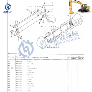 E110 E120 <span class=keywords><strong>Kit</strong></span> riparazione escavatore 099-5312 00995312 099 5312 benna guarnizione cilindro <span class=keywords><strong>Kit</strong></span> E110B <span class=keywords><strong>E120B</strong></span> <span class=keywords><strong>Kit</strong></span> guarnizione cilindro idraulico - Product Image 6