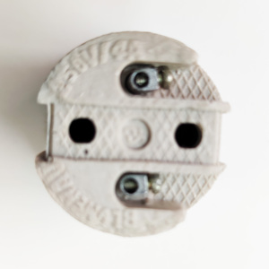 Chất lượng cao Trung Quốc nhà sản xuất điện Threaded trang trí sứ ổ cắm gốm E27 Đèn chủ - Product Image 4