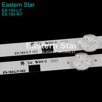 Barra de Retroiluminación LED para TV ES-193 SAMSUNG_2014SVS58_MEGA_3228_RL_7LED_REV1.2_140508,LM1-00091G 00091F para UE58H5200AWXXN