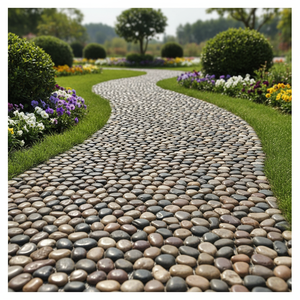 Mosaico de piedra Guijarro Mosaico Piedra Mosaico Arte | Instalación gratuita en países europeos - Product Image 3
